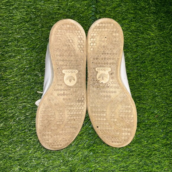 addias stan smith shoes womens 6 green white casual sneaker fashion - Picture 6 of 10